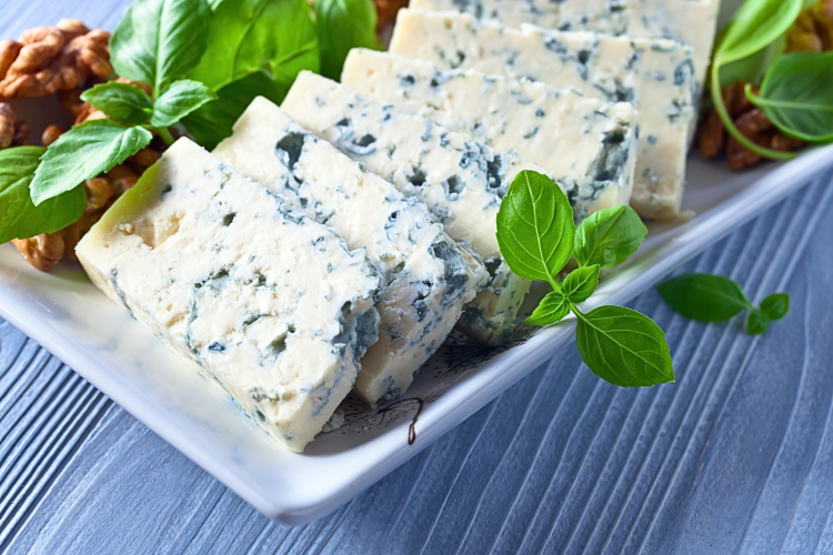 Gorgonzola cheese is one of the popular Milan foods.