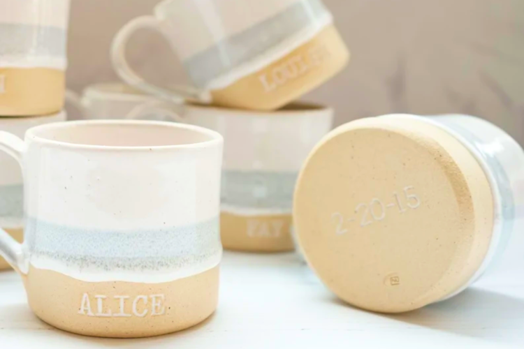 handmade pottery is a unique mother of the groom gift.
