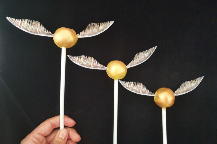 Harry Potter Food Golden Snitch Pops