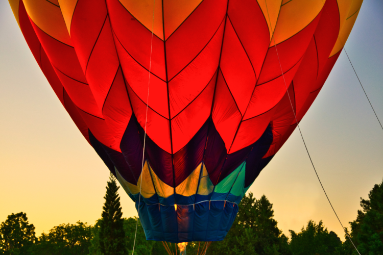 Hot air balloon Romantic date for 2nd Anniversary Gifts