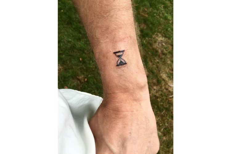 Hourglass tattoo
