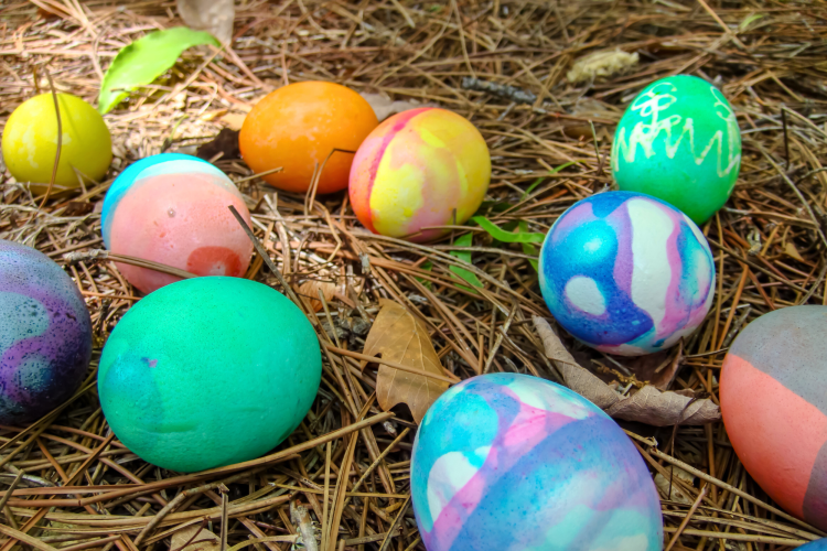 Dyed Easter Eggs