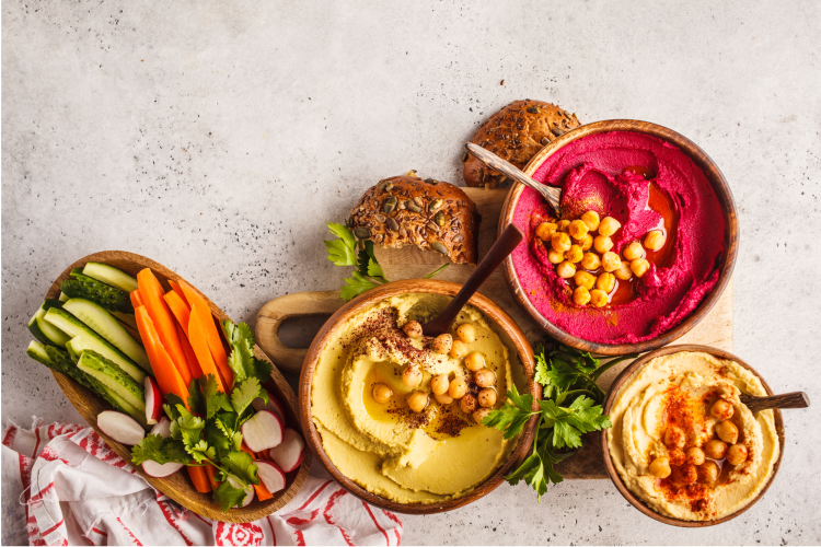 Hummus and Veggies