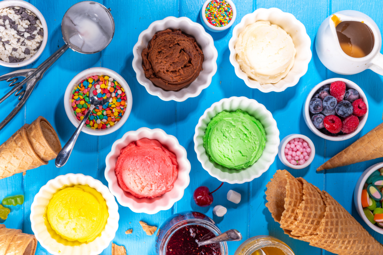 ice cream bar birthday party activity