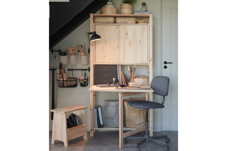 IVAR cabinets folding table