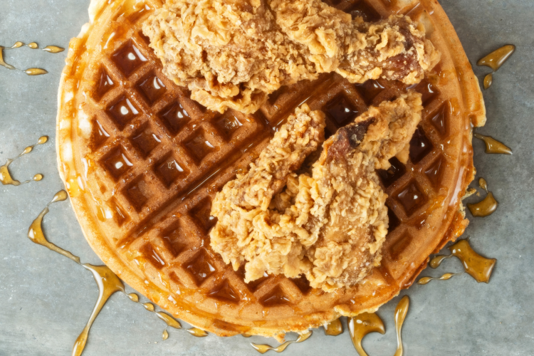 Chicken and waffles