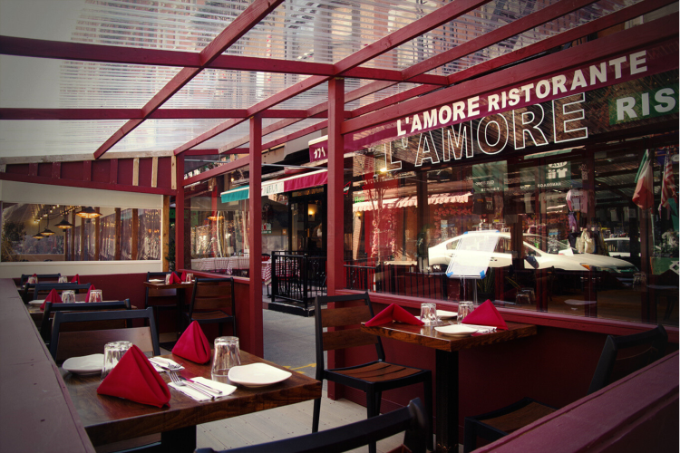 L'Amore Restaurant in Little Italy, NYC