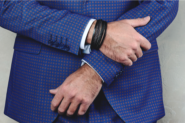 A leather bracelet is a unique teacher retirement gift for men.