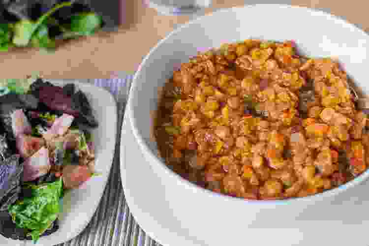 Lentil Soup With Side Salad