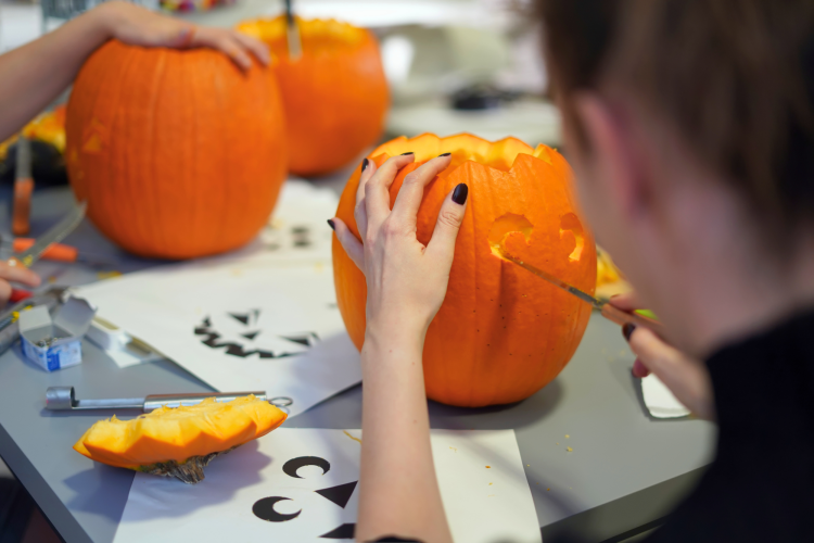 art classes pumpkin carving idea