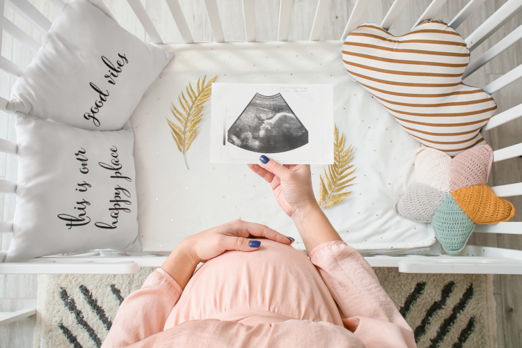 Maternity Photos Taken From Above