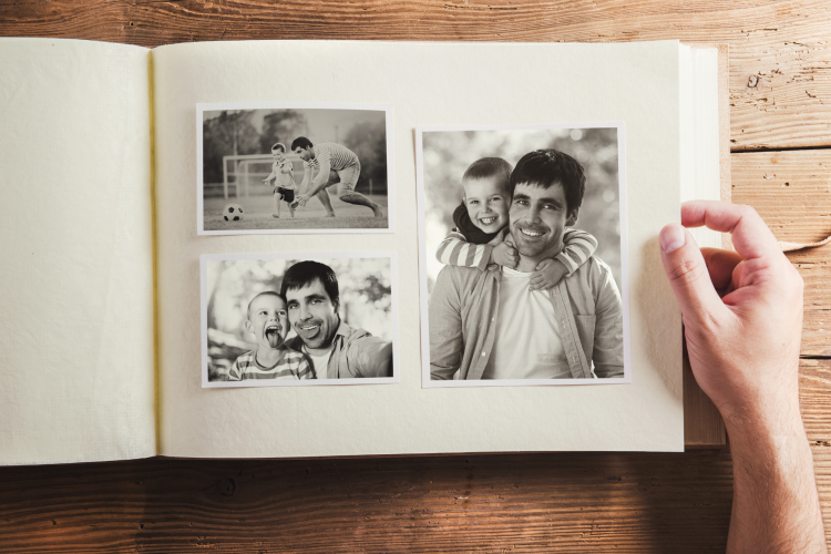 memory book anniversary gift for parents