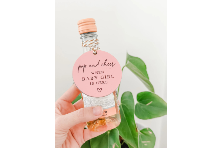 Mini wine bottle tags