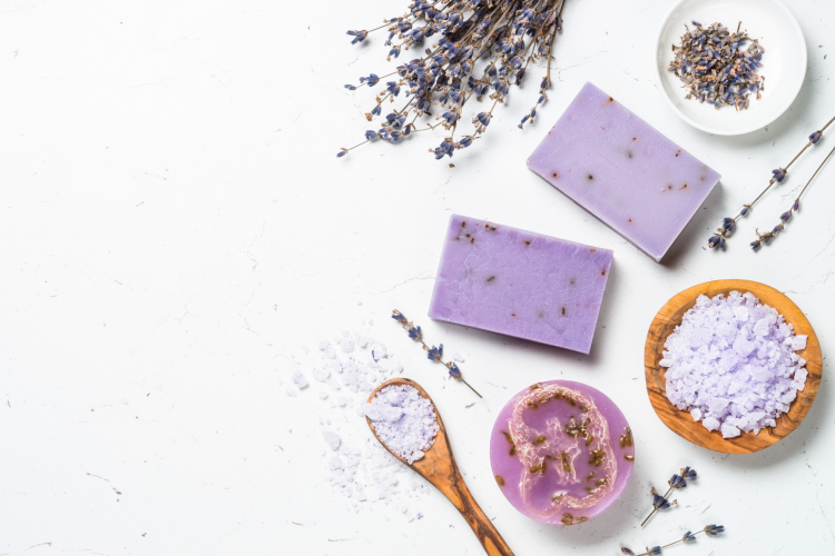 Lavender Bath soap for mothers day gift basket idea