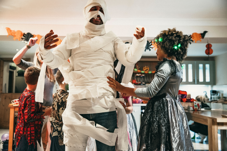 Mummy Last Minute Halloween Costume Idea