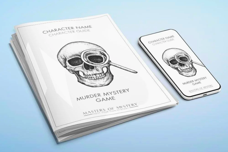 instruction booklet and phone app for masters of mystery game