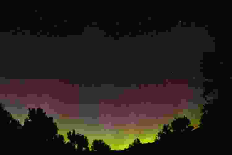 Northern Lights above North Dakota, USA