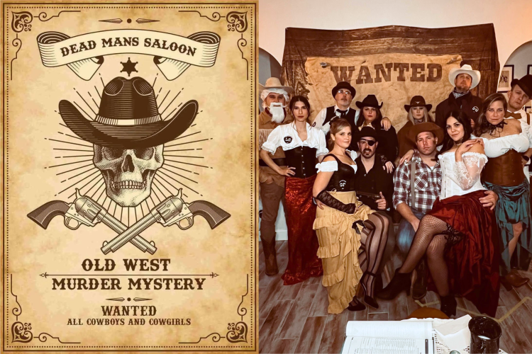 wild west murder mystery party theme