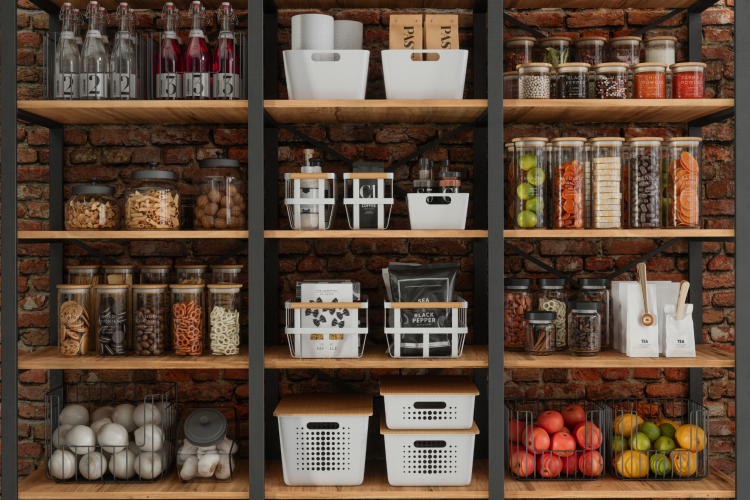 Organized kitchen
