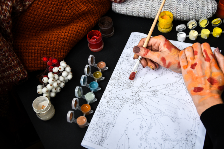 paint by numbers paint tips for beginners