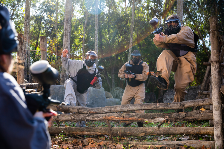 Paintball Birthday Party