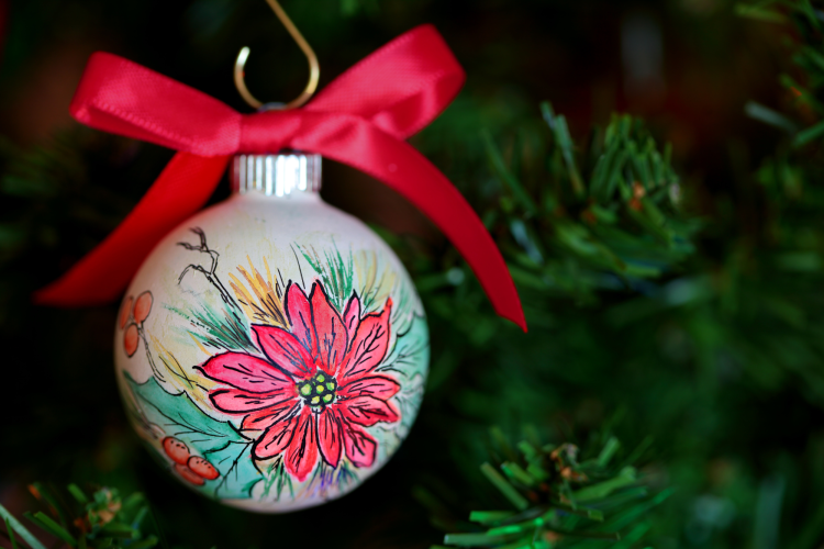 Painting christmas ornaments for beginners