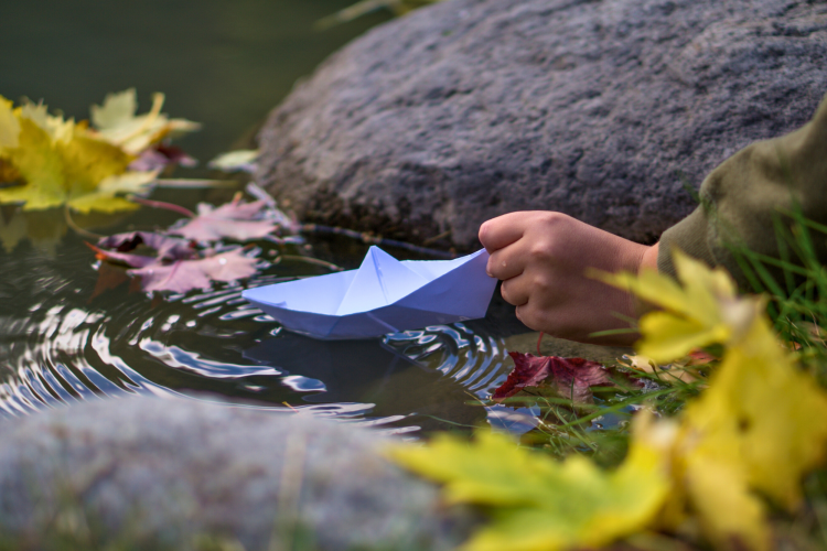 Paper Boat Race