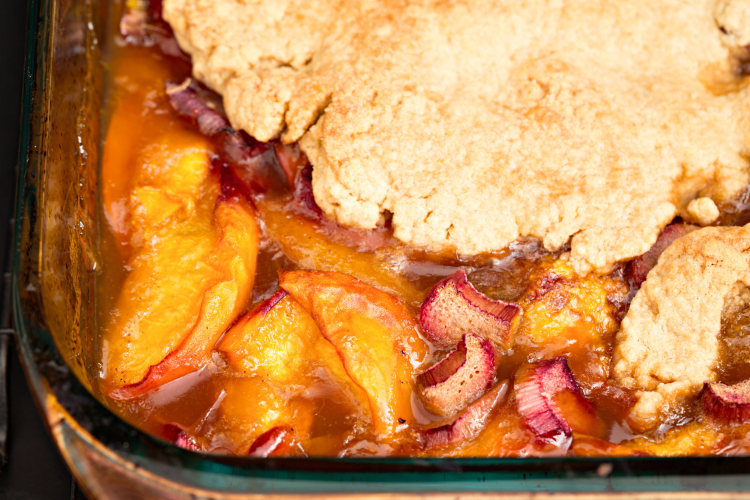Peach cobbler