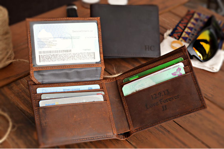 Personalized Leather Wallet