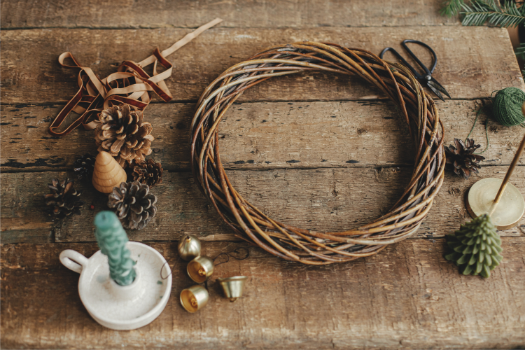 Pine Cone Wreath