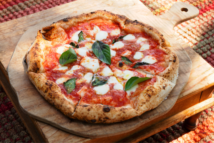 Home cooked pizza