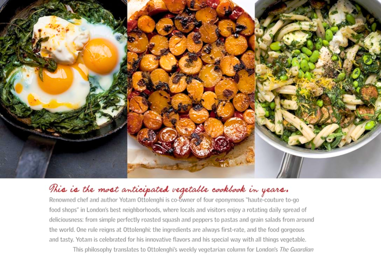 Plenty is a very popular and on of the best cookbooks.