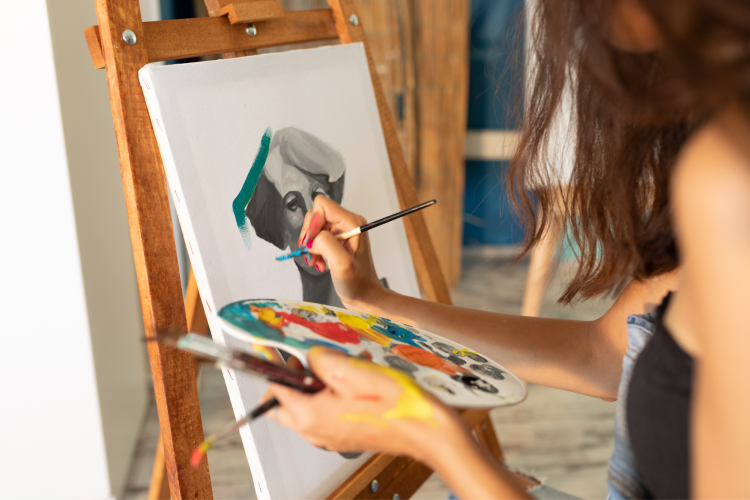 portrait art idea