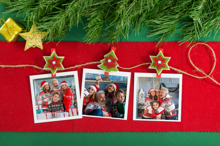 Printed Polaroid Ornament