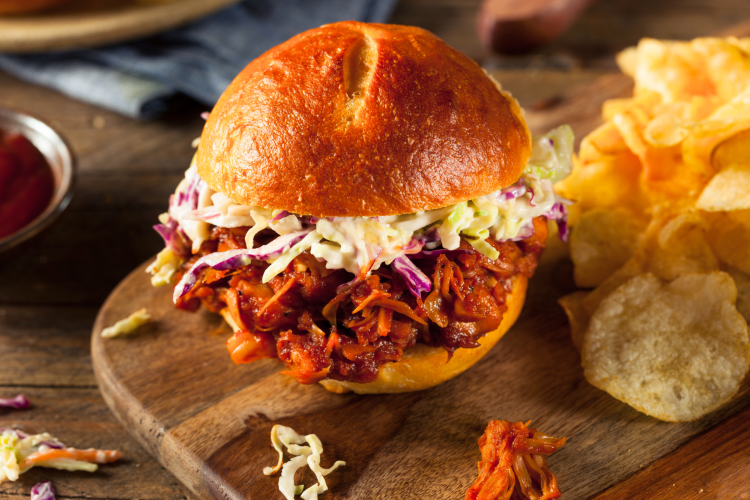 Pulled jackfruit vegan food ideas