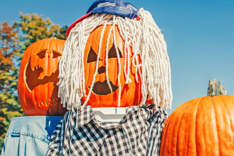 scarecrow pumpkin carving ideas