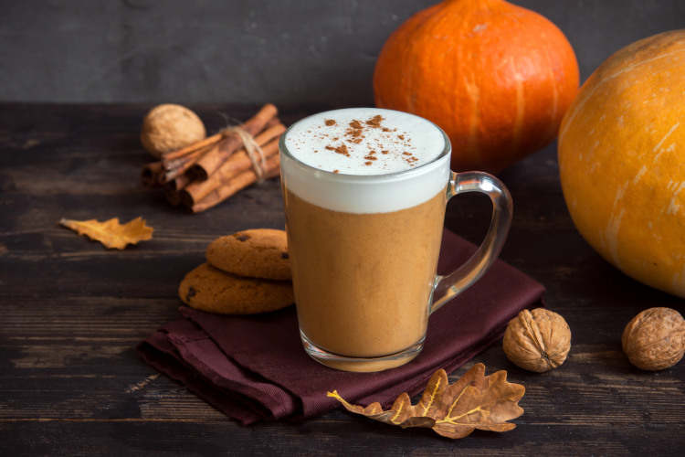 Hot Pumpkin Spice Latte