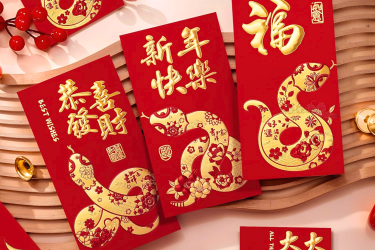 Red Envelopes filled with money are a favorite Chinese New Year gift