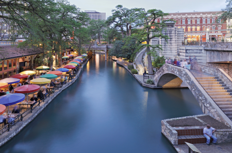 River Walk date idea in San Antonio