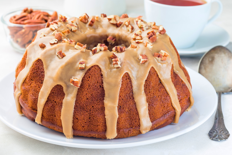 make a Salted Caramel Pound Cake for your Christmas dessert idea.