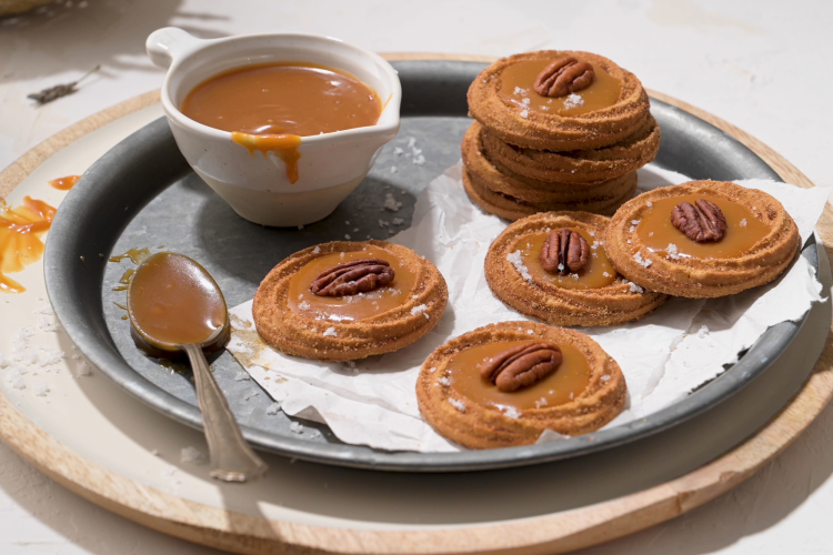 Salted Caramel Sugar Cookies