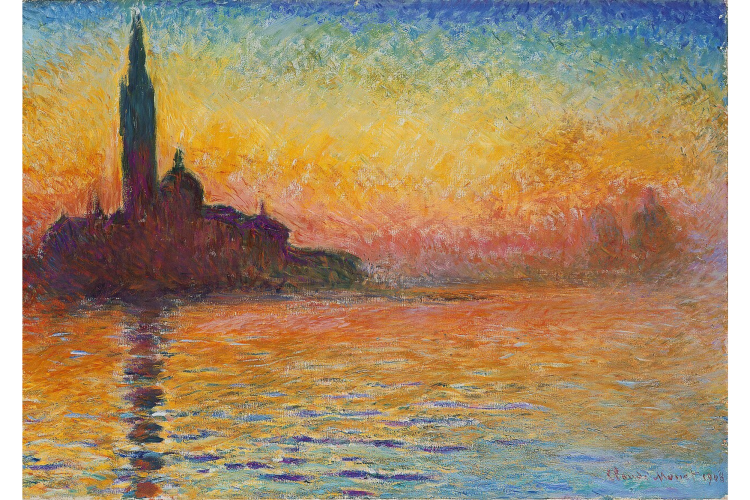 San Giorgio Maggiore at Dusk by Claude Monet
