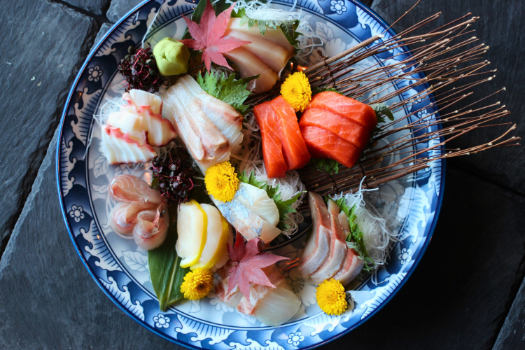 Sashimi platter at Yujiro Winnipeg