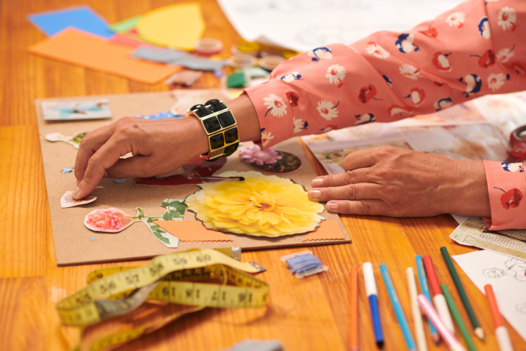 Learn how to make stickers for your scrapbooks