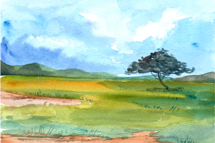 seasonal tree painting