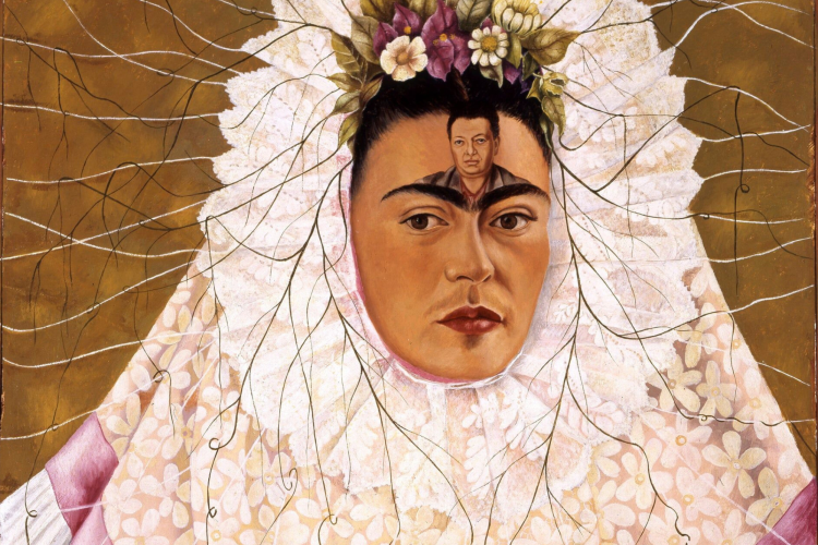 Self-Portrait as a Tehuana Kahlo Painting