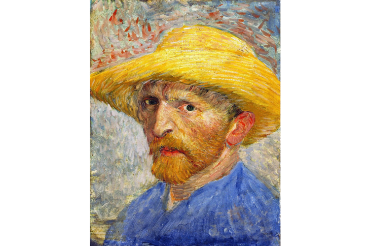 Self-portrait with Straw Hat