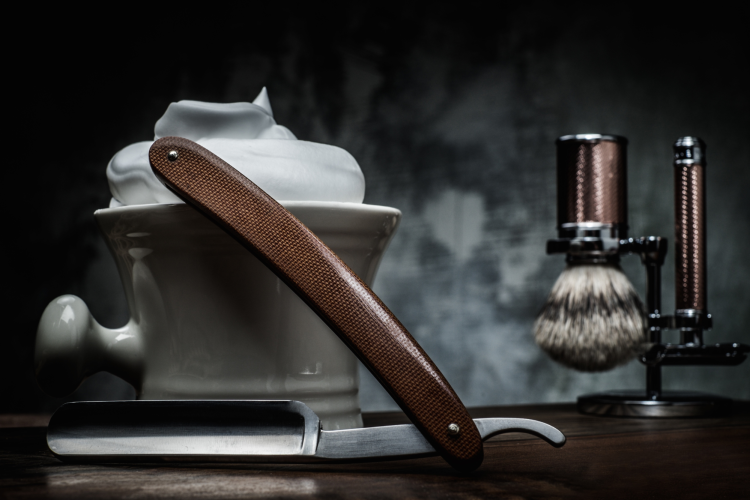 old fashioned shaving kit groomsmen gift