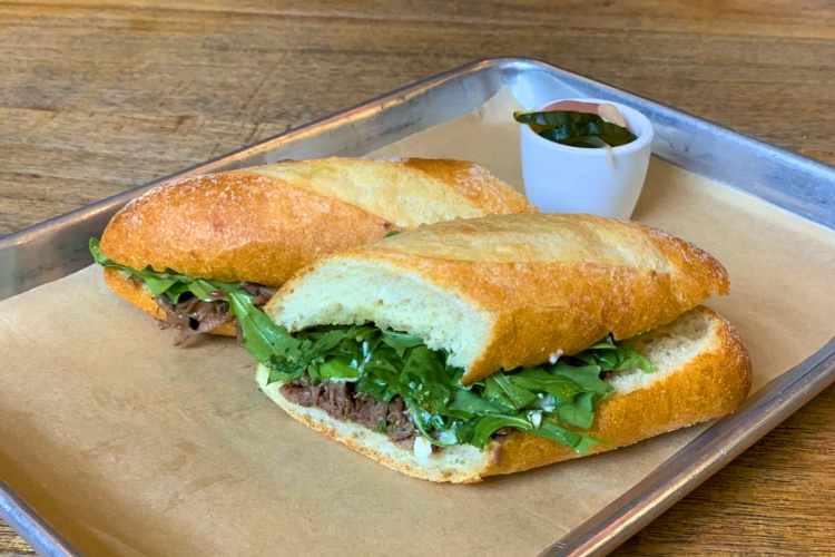 The Short Rib Sandwich from this Denver airport restaurant.