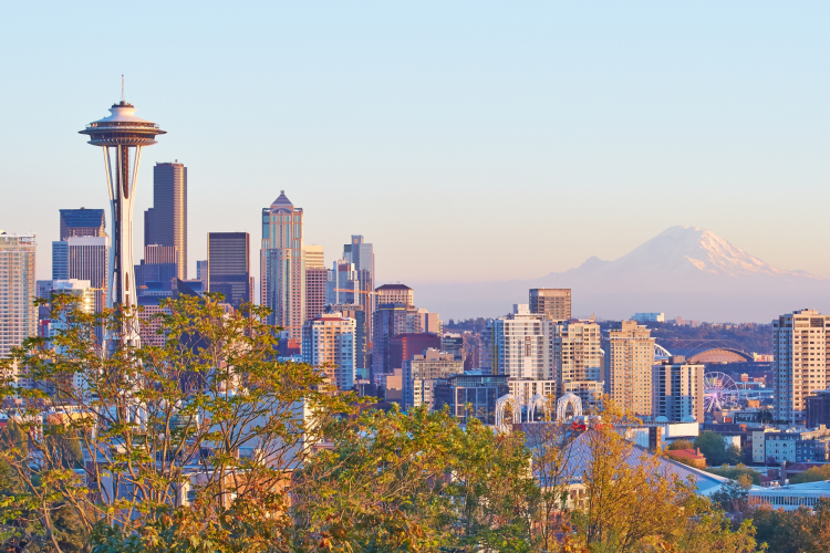 space needle date idea in Seattle